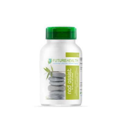 Nad Assist dietary supplement for healthy aging and wellness.